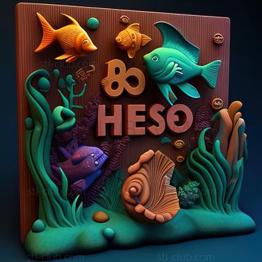 3D модель St Freddi Fish And Friends ABC Under The Sea игра (STL)